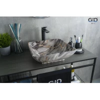 Раковина 41,5x41,5 см GID Stone Edition Mnc181