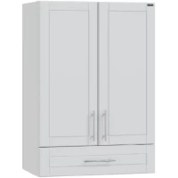 Шкаф подвесной белый глянец Санта Дублин 423003