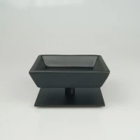 Мыльница Stil Haus Urania 616(23-NEOP) настольная, черный матовый