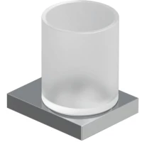 Стакан для зубных щеток Kludi Vela C 3197505 настенный, хром