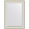 Зеркало 74x104 см белая кожа с хромом Evoform Exclusive BY 7452 - 1
