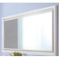 Зеркало 157x75 см слоновая кость золотая патина Atoll Джулия