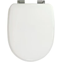 Сиденье для унитаза Migliore Gianeta 20955 с микролифтом, белый глянец/хром