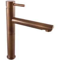 Смеситель для раковины Rav Slezak Seina SE930.5SM без донного клапана, бронза