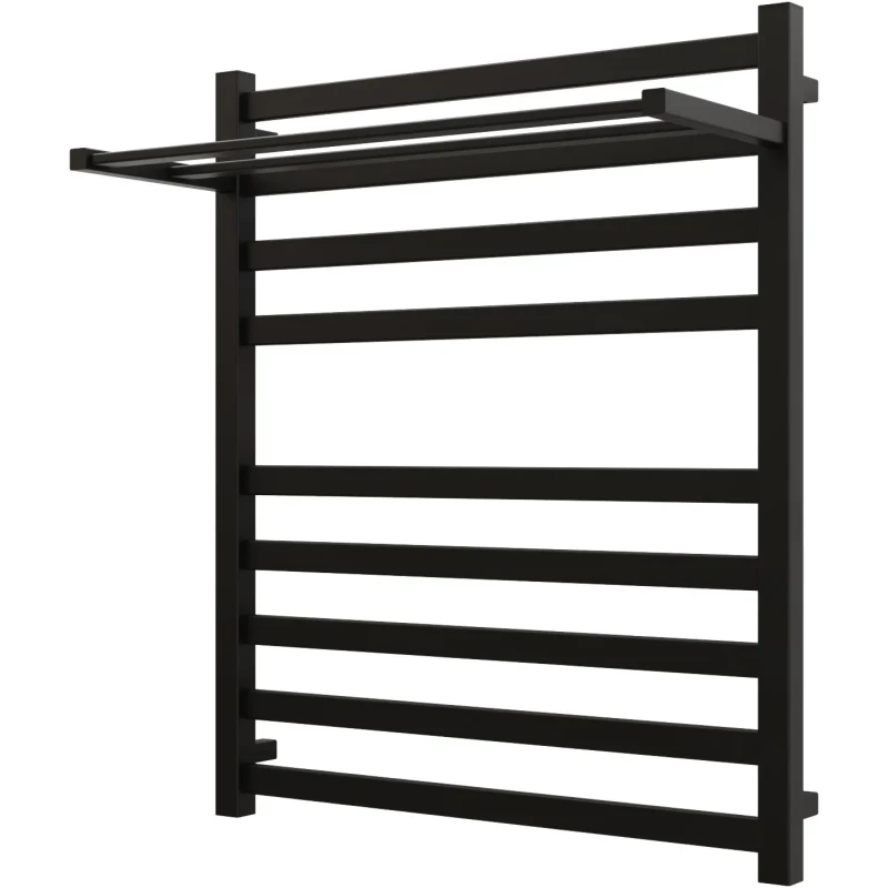 Полотенцесушитель водяной Grota Comfort 4650186715746 750x630, черный матовый Полотенцесушитель водяной Grota Comfort 4650186715746 750x630, черный матовый