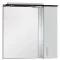 Зеркальный шкаф 75x74,6 см венге/белый Aquanet Тиана 00183655 - 1