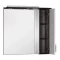 Зеркальный шкаф 75x74,6 см венге/белый Aquanet Тиана 00183655 - 6