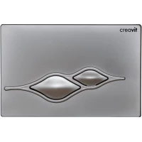 Кнопка смыва Creavit Ufo GP100300 для инсталляции, матовый хром