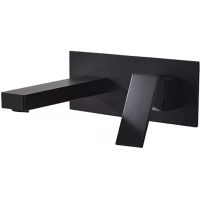 Смеситель для раковины Feramolli Cubo BL634 встраиваемый, черный матовый