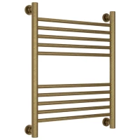 Полотенцесушитель водяной 600x500 перемычка выгнутая состаренная бронза Сунержа Богема+ 05-0221-6050