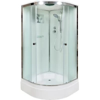 Душевая кабина 100x100x220 см Deto D271S матовое