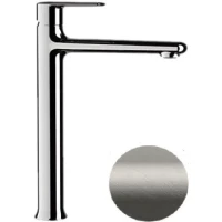 Смеситель для раковины Remer Vanity V11LNPO без донного клапана, никель матовый