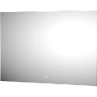 Зеркало Defesto Glow DF 2519SH 100x70 см, с LED-подсветкой, сенсорным выключателем, диммером