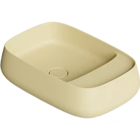 Раковина-чаша Alice Nur Plan 33200146N 60x40 см, накладная, имбирь матовый