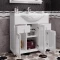 Комплект мебели белый матовый 87 см с решеткой Opadiris Тибет - 5