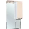 Зеркальный шкаф 55x100 см бежевый глянец/белый глянец R Bellezza Альфа 4618808001073 - 1