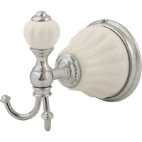 Крючок Migliore Olivia ML.OLV-60.609.BI.CR двойной, для ванны, хром