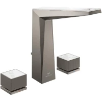 Смеситель для раковины Grohe Allure Brilliant 20671AL0 с донным клапаном, темный графит матовый