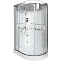 Душевая кабина 120x80x215 см Deto L602LGM прозрачное