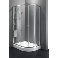 Душевой уголок Cezares Anima 120x90 см текстурное стекло ANIMA-W-RH-2-120/90-P-Cr-L