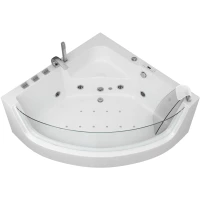 Акриловая гидромассажная ванна 135x135 см Grossman GR-13513