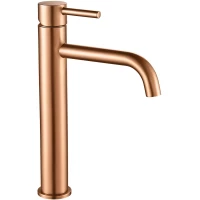 Смеситель для раковины Rea Lungo REA-B1114 без донного клапана, медь матовая