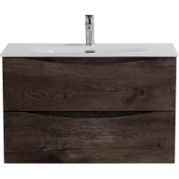 Тумба под раковину BelBagno Marino Rovere Nature Grigio MARINO-CER-MINI-900-2C-SO-RNG-P 89,6 см, подвесная, дуб Grigio