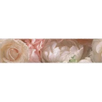 Бордюр Kerama Marazzi Контарини Цветы глянцевый обрезной 30x7,2 STG/A595/13032TR 
