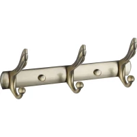 Планка с крючками Savol S-C00113 для ванны, бронза