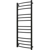 Полотенцесушитель электрический Grota Eco Calma 4650186710161 1200x480, ТЭН левый/правый, черный матовый