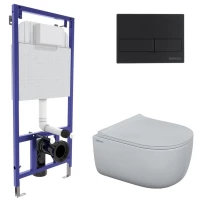 Комплект подвесной унитаз Berges Ego + система инсталляции Berges Novum L5 047215