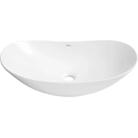 Раковина-чаша Wellsee Carefree Dove 332903000 60x36 см, накладная, белый