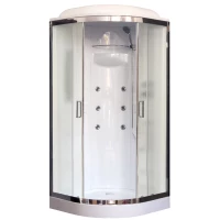 Душевая кабина 90x90x217 см Royal Bath RB90HK2-M-CH матовое