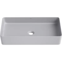 Раковина-чаша Wellsee FreeDom 2.0 323020000 60x34 см, накладная, серый матовый