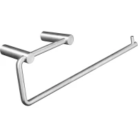 Держатель туалетной бумаги Nofer Roma 16804.S двойной, нержавеющая сталь