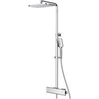 Душевая система Gappo G2495-6 330x200 мм, с термостатом, хром