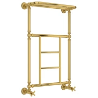 Полотенцесушитель водяной 860x500 золотой Сунержа Ренессанс 1452 03-0282-8650 