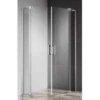 Душевой уголок 80-90x80-90 см Cezares SLIDER-R-2-80/90-C-Cr прозрачное