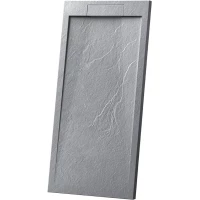 Душевой поддон Vincea VST-4SRL9016G 160x90 см, из литьевого мрамора, прямоугольный, серый