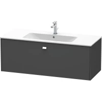 Тумба графит матовый 122 см Duravit Brioso BR400401049