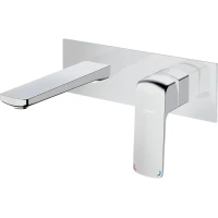 Смеситель для раковины Lemark Hosta LM12326C встраиваемый, без донного клапана, хром