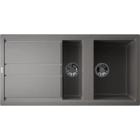 Кухонная мойка Omoikiri Artceramic Kitagawa 100-2-GR 4993804 100x51 см, ленинградский серый