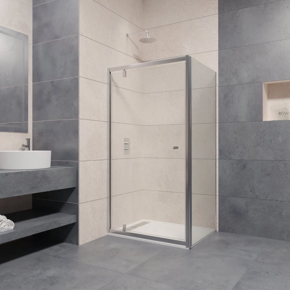 

Душевой уголок 90x80 см RGW PA-43 (PA-03+Z-050-1) Passage 04084398-011 прозрачное