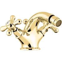 Смеситель для биде Emmevi Deco Classic 12014/OR с донным клапаном, золотой