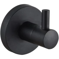 Крючок D-Lin D281111 для ванны, черный матовый