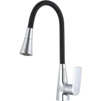 Смеситель для кухни Frap F4471 с гибким изливом, хром