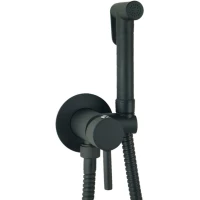 Гигиенический душ Emmevi 175/NEO со смесителем, черный матовый