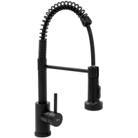 Смеситель для кухни Rea Colin REA-B4820 с гибким изливом, черный матовый
