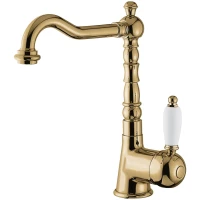 Смеситель для раковины Emmevi Laguna 40513/BR с донным клапаном, бронза