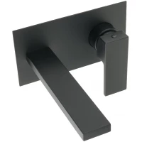 Смеситель для раковины Migliore Kvant 30436 встраиваемый, с донным клапаном, черный матовый